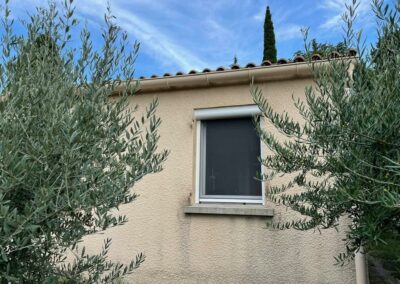 volet roulant gris