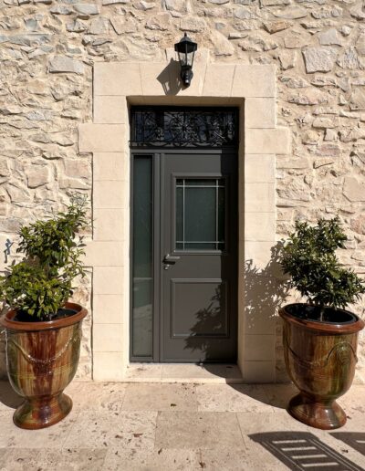 Porte d'entrée alu 2900 s à St Laurent des Arbres