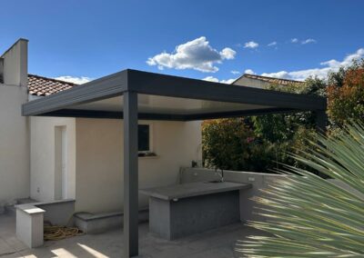 Pergola carport cuisine d'été 84100 Orange Vaucluse
