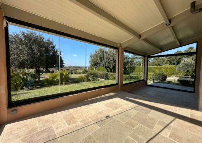 Coulissant panoramique pour fermeture de terrasse à Visan